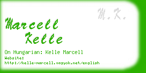 marcell kelle business card